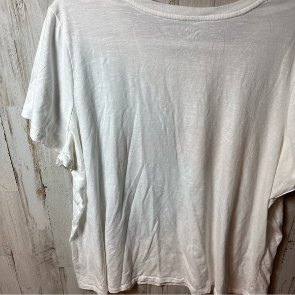 Lane Bryant Women's Sz 22/24 Golden Hour Graphic TShirt Cotton Blend White - Picture 12 of 15